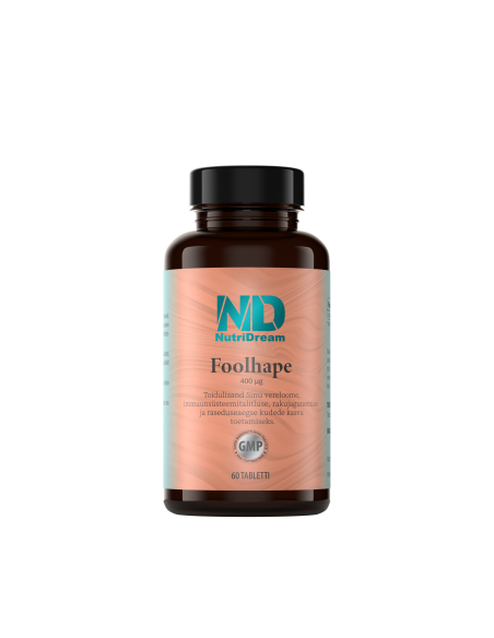 NutriDream - Foolhape 400 µg, 60 tabletti