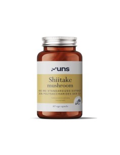 Uns - Shiitake ekstrakt (400mg), 60 kapslit