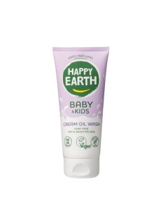 Happy Earth - 100% looduslik kreemjas hooldav pesuvahend beebidele, 200ml