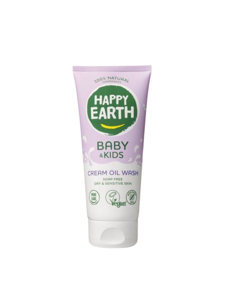 Happy Earth - 100% looduslik kreemjas hooldav pesuvahend beebidele, 200ml