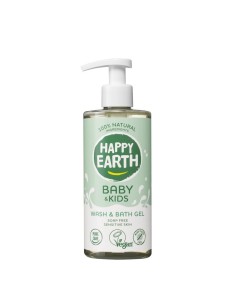 Happy Earth - 100% looduslik dušigeel-vannivaht beebidele ja lastele, 300ml