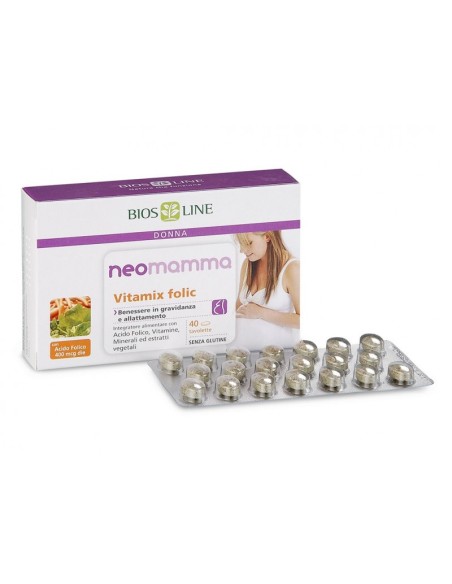 Bios Line - Multivitamiin raseduse ja imetamise ajaks, 40 tabletti