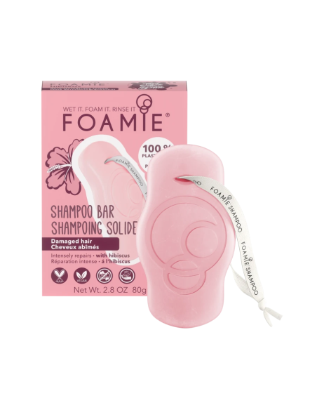 Foamie - Tahke šampoon kahjustatud juustele nõgeseekstraktiga, 80gr