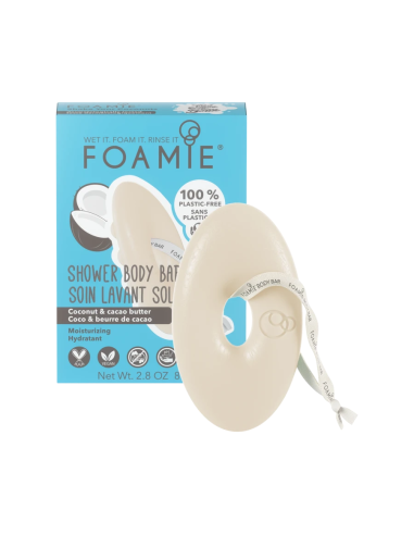 Foamie - 2in1 puhastav ja niisutav kehaseep kookoseõli ja kookosevõiga, 80g