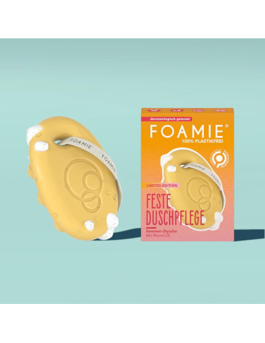 Foamie - Tahke turgutav dušiseep monoi ja kookosõliga, 80 gr