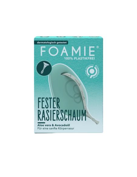 Foamie - Tahke raseerimisseep Aloe vera ja avokaadoõliga naistele ja meestele, 70 gr