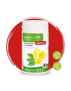 Medicura - C-vitamiini kapslid tsingiga, 60tk 38.6g 2