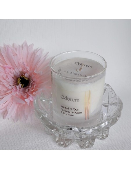 Odorem - Küünal "Kaneel ja Õun", 150g