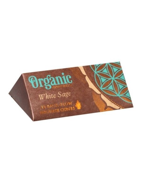 Koonusviiruk langeva suitsuga - Organic Goodness, Song Of India – "Valge salvei", 12tk