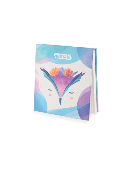 Namaki - 100% looduslik lauvärvide palett lastele "Owl", 7 värvitooni karbis