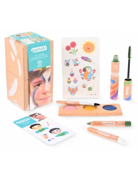 Namaki - "Rainbow" komplekt tätoveeringu, näovärvide, juuksevärvi ja näopliiatsitega