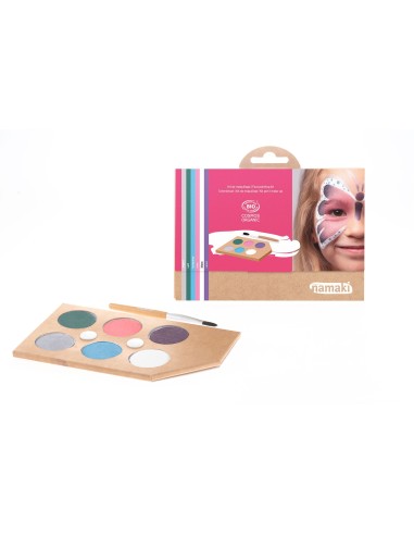 Namaki - 6 looduslikust värvist koosnev näovärvide komplekt, "MAGICAL WORLDS"