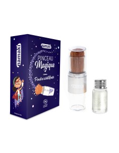 Namaki - 100% looduslikest koostisainetest hõbedast värvi särapuuder lastele, 4 gr