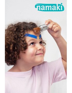 Namaki - 100% looduslikest koostisainetest hõbedast värvi särapuuder lastele, 4 gr 2