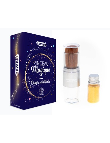 Namaki - 100% looduslikest koostisainetest kuldset värvi särapuuder lastele, 4 gr