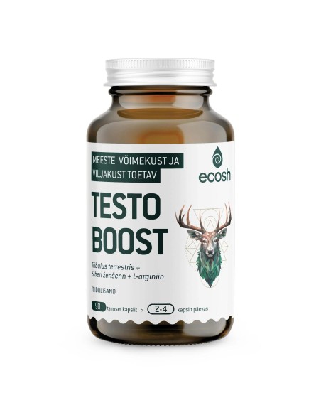 Ecosh Life - Testoboost (Enesekindlus, energia, libiido) 90tk 45g