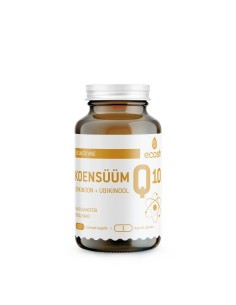 Ecosh Life - Koensüüm Q10 ubikinoon + ubikinool, 60 kapslit