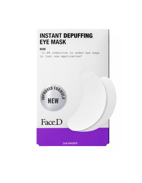 FaceD - Kortsudevastane silmaümbruse mask tursete vähendamiseks 2x8 tk
