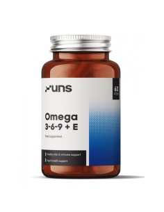 Uns - Oomega-3 kalaõli, 60 kapslit