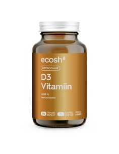 Ecosh Life - Liposoomne D3-vitamiin, 90 kapslit