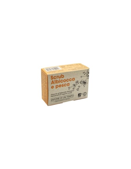 Sapone di un Tempo - Kooriv seep aprikoosi ja virsikuga, 100g