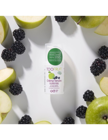 Toofruit - Orgaaniline kerge näokreem lastele õuna ja põldmarjaga normaalsele ja rasusele nahale, 30 ml