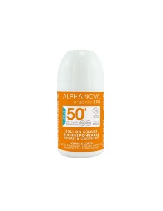 Alphanova Sun - Orgaaniline mineraalsete filtritega väga veekindel päikesekreem SPF50 roll-on, 50ml