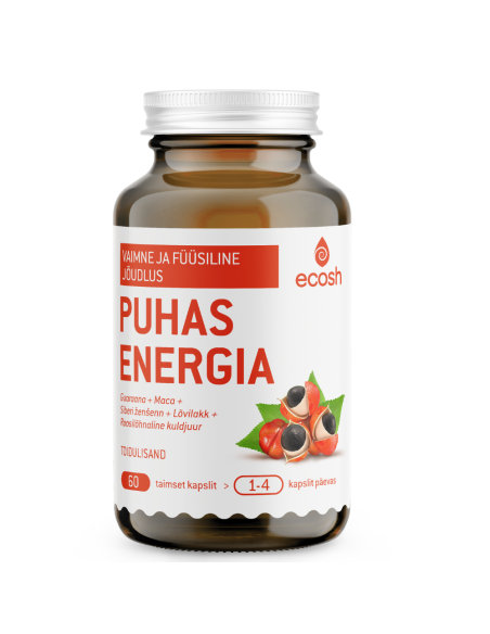 Ecosh Life - Puhas Energia, 60 kapslit