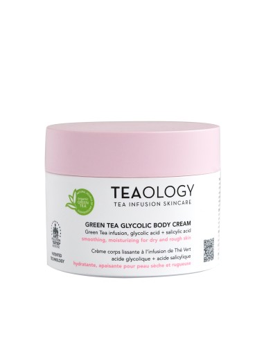 Teaology - Niisutav ja pinguldav kehakreem "Green Tea Glycolic", 260ml