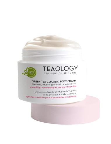 Teaology - Niisutav ja pinguldav kehakreem "Green Tea Glycolic", 260ml