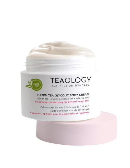 Teaology - Niisutav ja pinguldav kehakreem "Green Tea Glycolic", 260ml