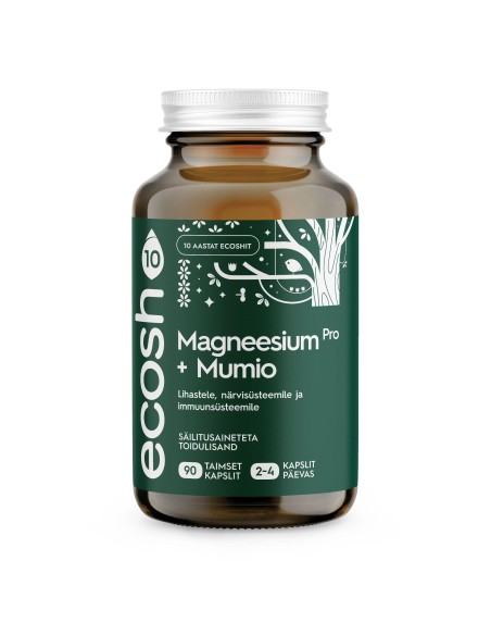 Ecosh Life - Magneesium PRO + Mumio, 90 kapslit