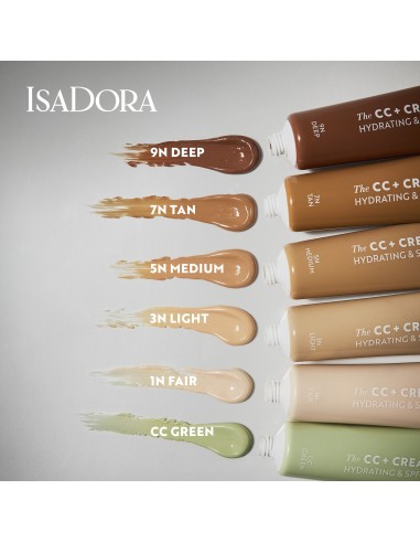 IsaDora - CC + kreem SPF30, 30ml