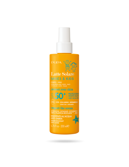 Pupa - Õrn päikesekaitsepiim beebidele ja lastele SPF 50+, 200ml