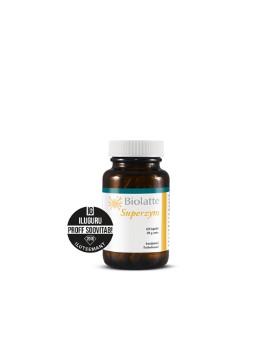 Biolatte Superzym kapslid 60tk 30g