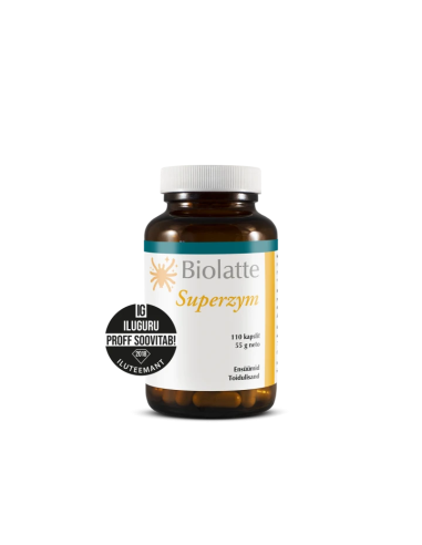 Biolatte Superzym kapslid 110tk 49,77g