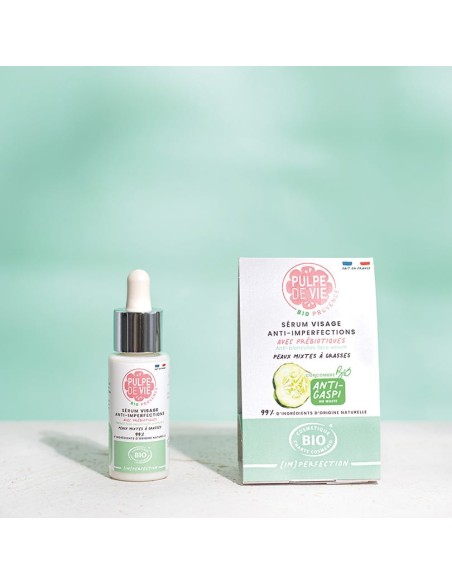 Pulpe De Vie - Prebiootikumidega täiusliku naha seerum normaalsele, aknelisele ja probleemsele nahale, 30 ml