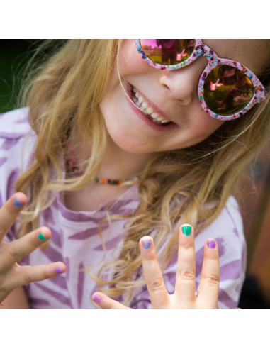 Namaki - Kolmest mahakooritavast küünelakist ja viilist koosnev komplekt, "Aurora Borealis" 3*7,5 ml