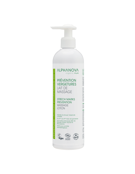 Alphanova Sante - Orgaaniline intensiivne venitusarmide vastane kreem aloe vera ja ahvileivapuuviljaekstraktiga, 400 ml