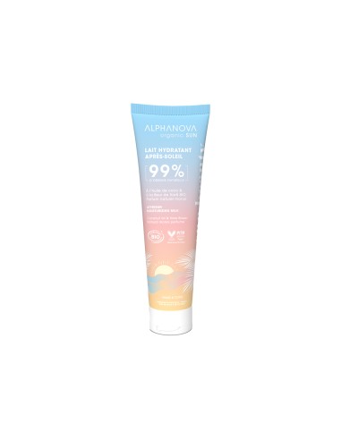 Alphanova Sun - Orgaaniline päevitust esiletoov niisutav ihupiim monoi lõhnaga, 150 ml