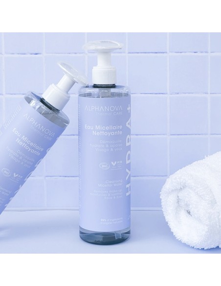 Alphanova - Rahustav ja niisutav mitsellaarvesi termaalveega kuivale ja tundlikule nahale, 400ml