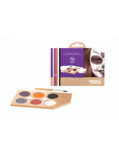 Namaki - 6 looduslikust värvist koosnev näovärvide komplekt, "WORLDS OF HORROR"