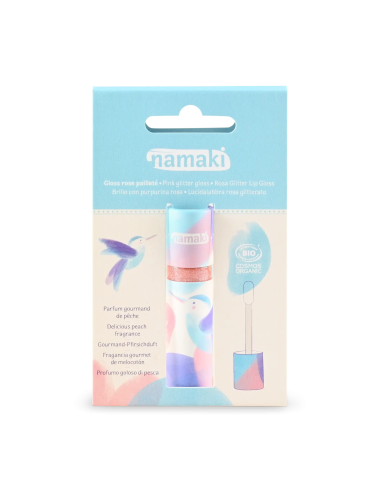 Namaki - 100% Orgaaniliste õlidega rikastatud pärlmutter huuleläige tüdrukutele, 6 ml