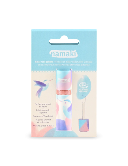 Namaki - 100% Orgaaniliste õlidega rikastatud pärlmutter huuleläige tüdrukutele, 6 ml