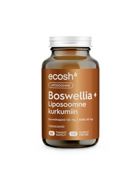Ecosh Life - Boswellia + liposoomne kurkumiin, 60 kapslit