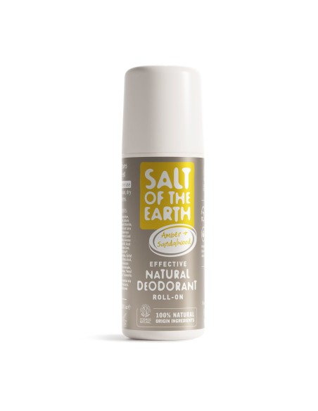 Salt of the Earth Amber & Sandalwood - roll-on deodorant 75ml