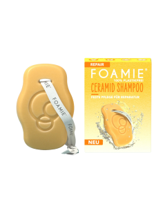 Foamie - Keramiidide ja marulaõliga taastav tahke šampoon kahjustatud juustele, 80gr