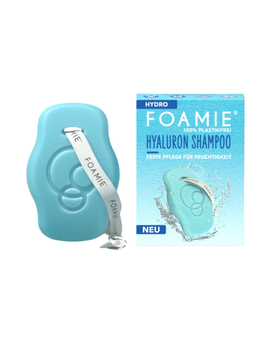 Foamie - Hüaluroonhappega niisutav tahke šampoon kuivadele juustele, 80 gr