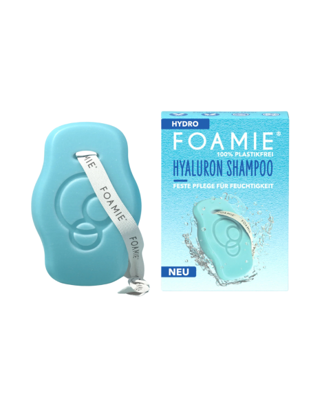 Foamie - Hüaluroonhappega niisutav tahke šampoon kuivadele juustele, 80 gr
