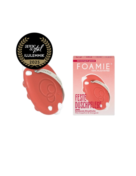 Foamie - Roosa greibi ja apelsiniga kehaseep, 80 gr